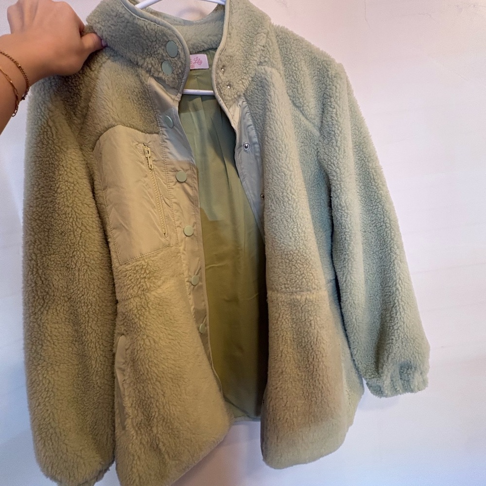 Cozy Green Fleece Jacket